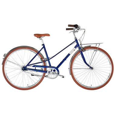 CREME CAFERACER SOLO DISC TRAPEZ Dutch Bike Blue 2019 0